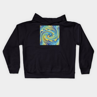 Abstract Swirl Art Kids Hoodie